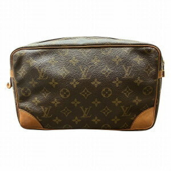 Louis Vuitton Monogram Clutch Compigne Shoulder Bag - Picture 1 of 8